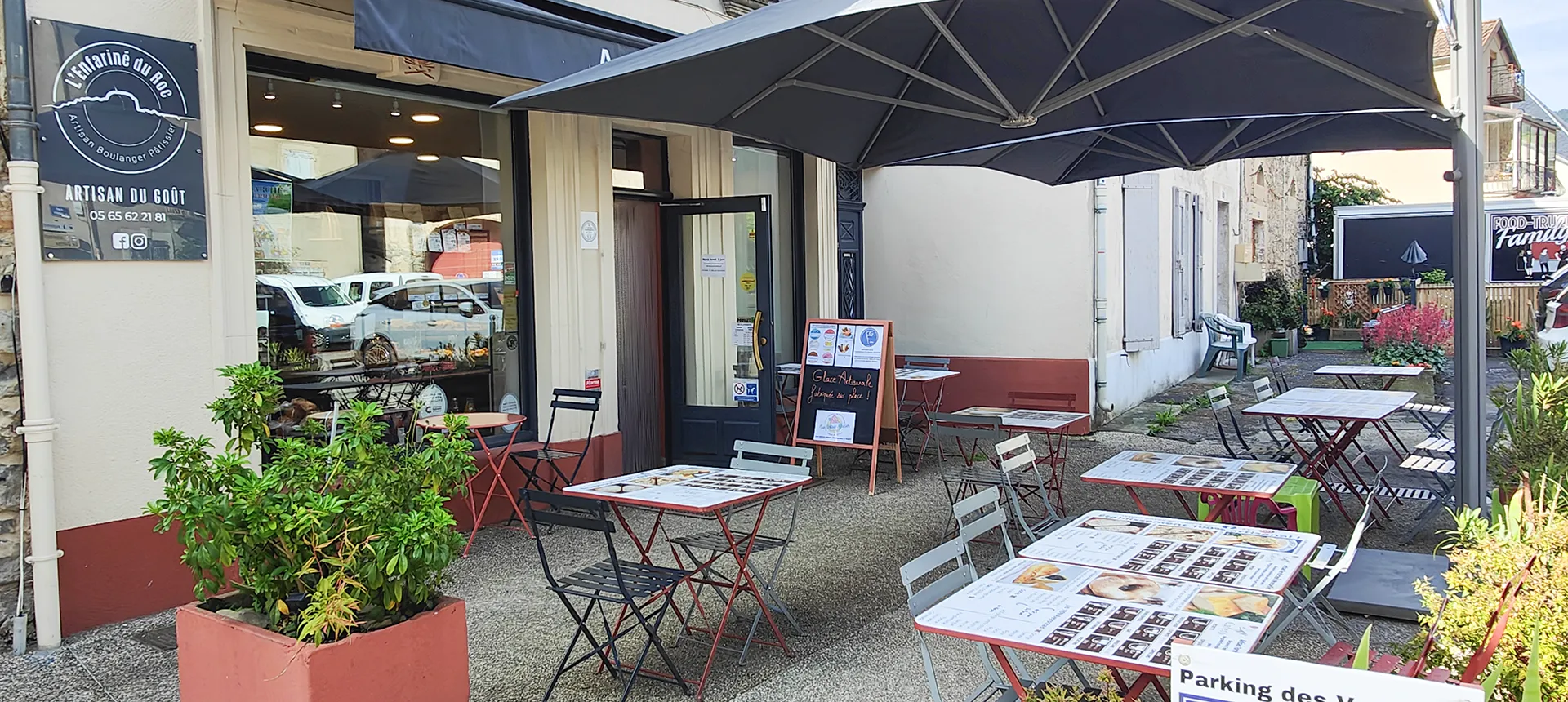 L'Enfariné du Roc, terrasse L'Enfariné du Roc, terrasse